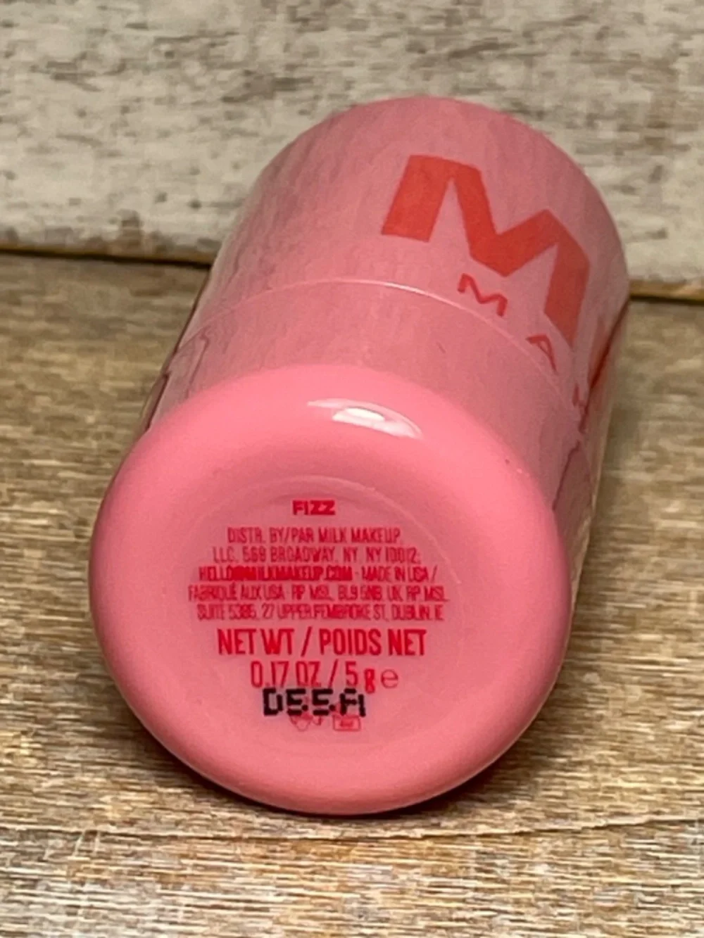 MILK Makeup Cooling Water Jelly Tint/ Gel in FIZZ- SOFT PEACH 0.17 oz/5g New